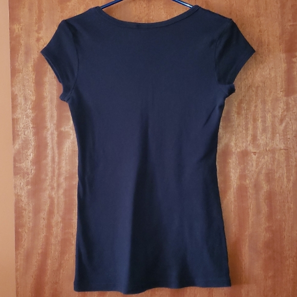 Vintage OUTLAW USA black v-neck tee - Picture 4 of 4